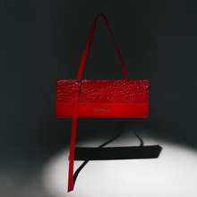 Load image into Gallery viewer, East-West Bag Rosie | Red Silver