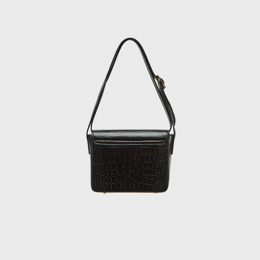 Square | Black Alligator