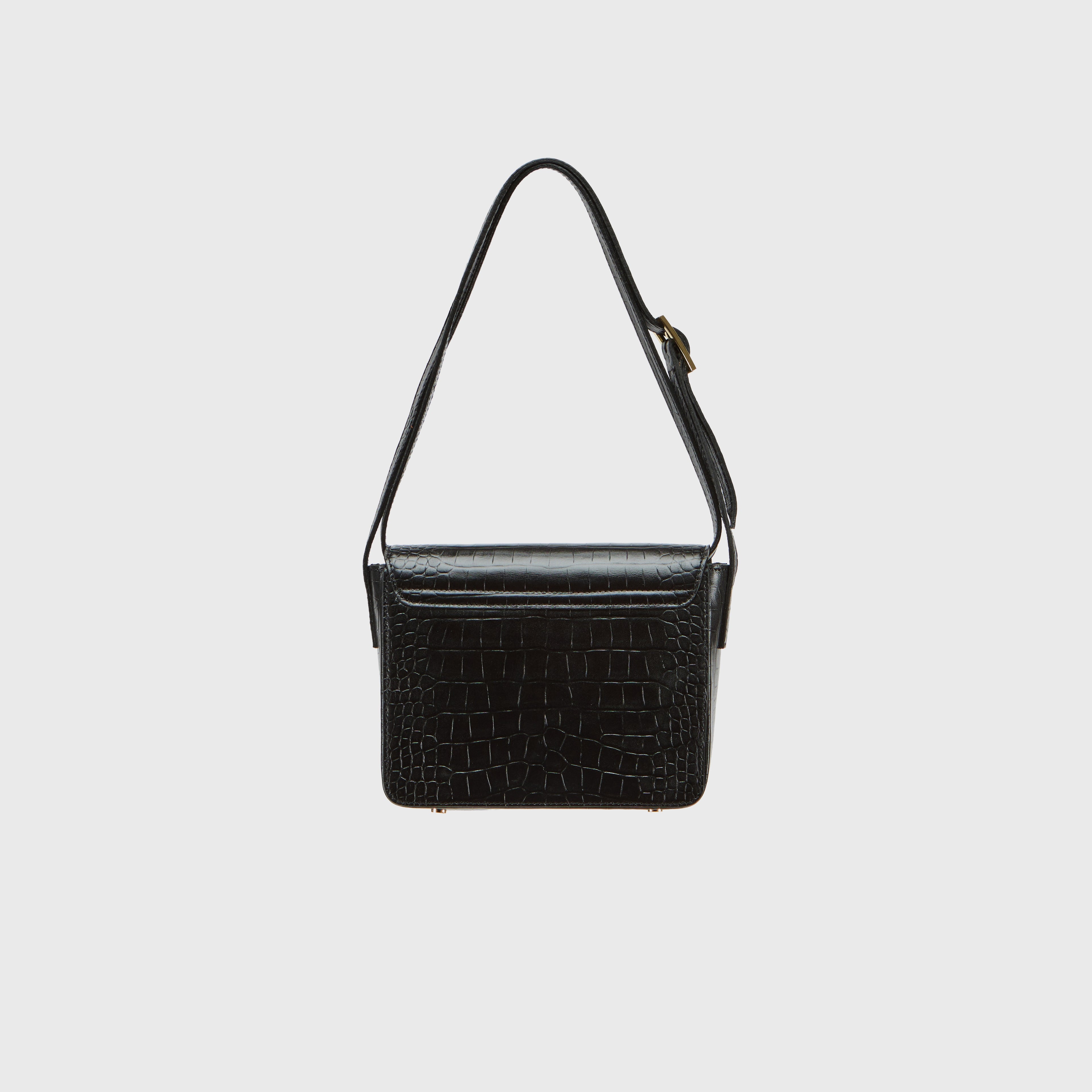 Square | Black Alligator
