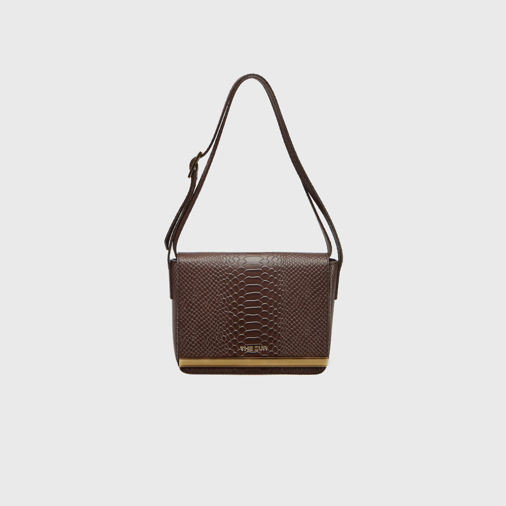Square | Dark Brown Phyton
