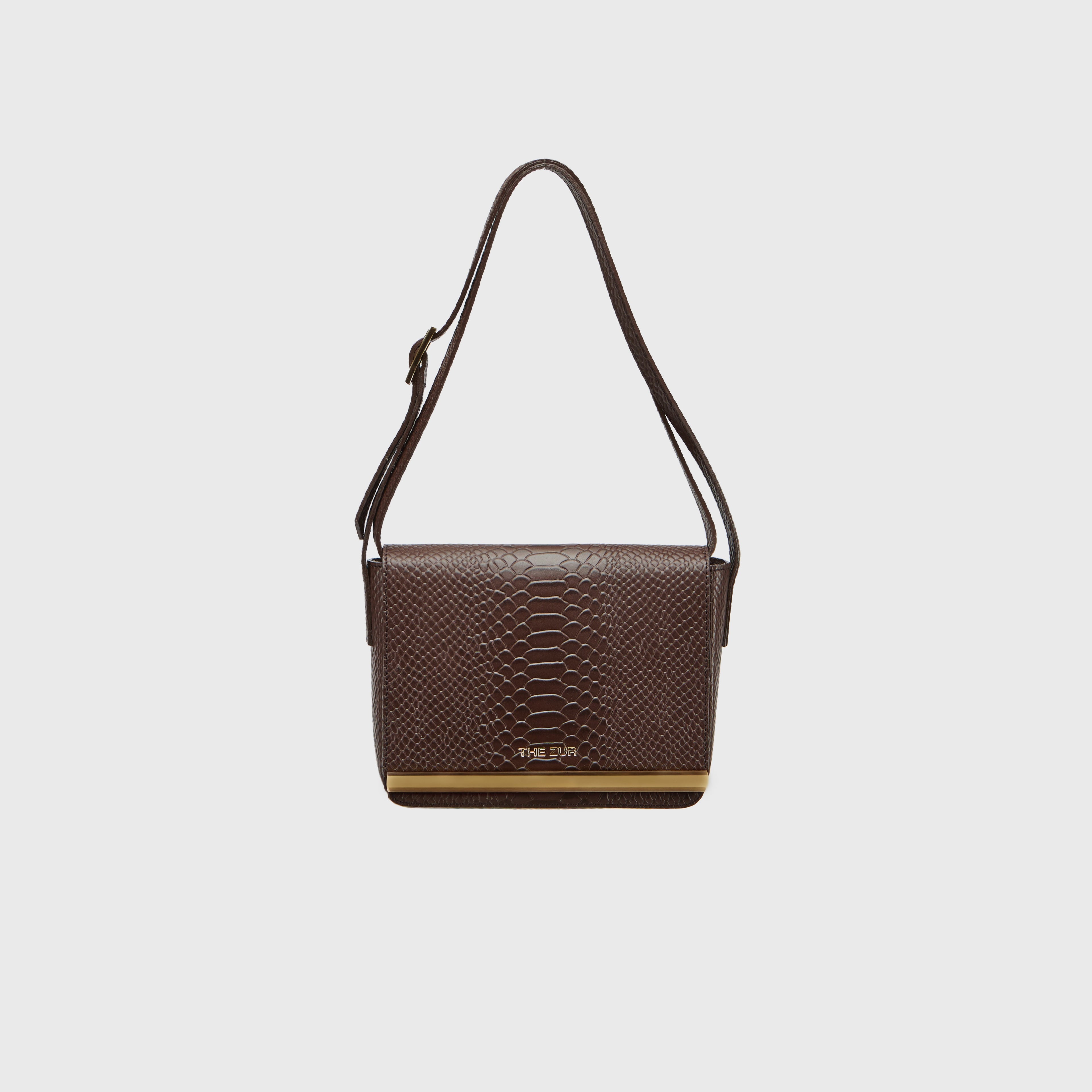 Square | Dark Brown Phyton