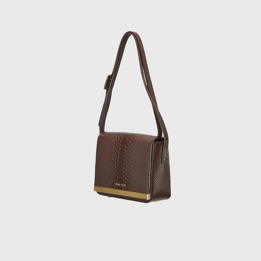 Square | Dark Brown Phyton