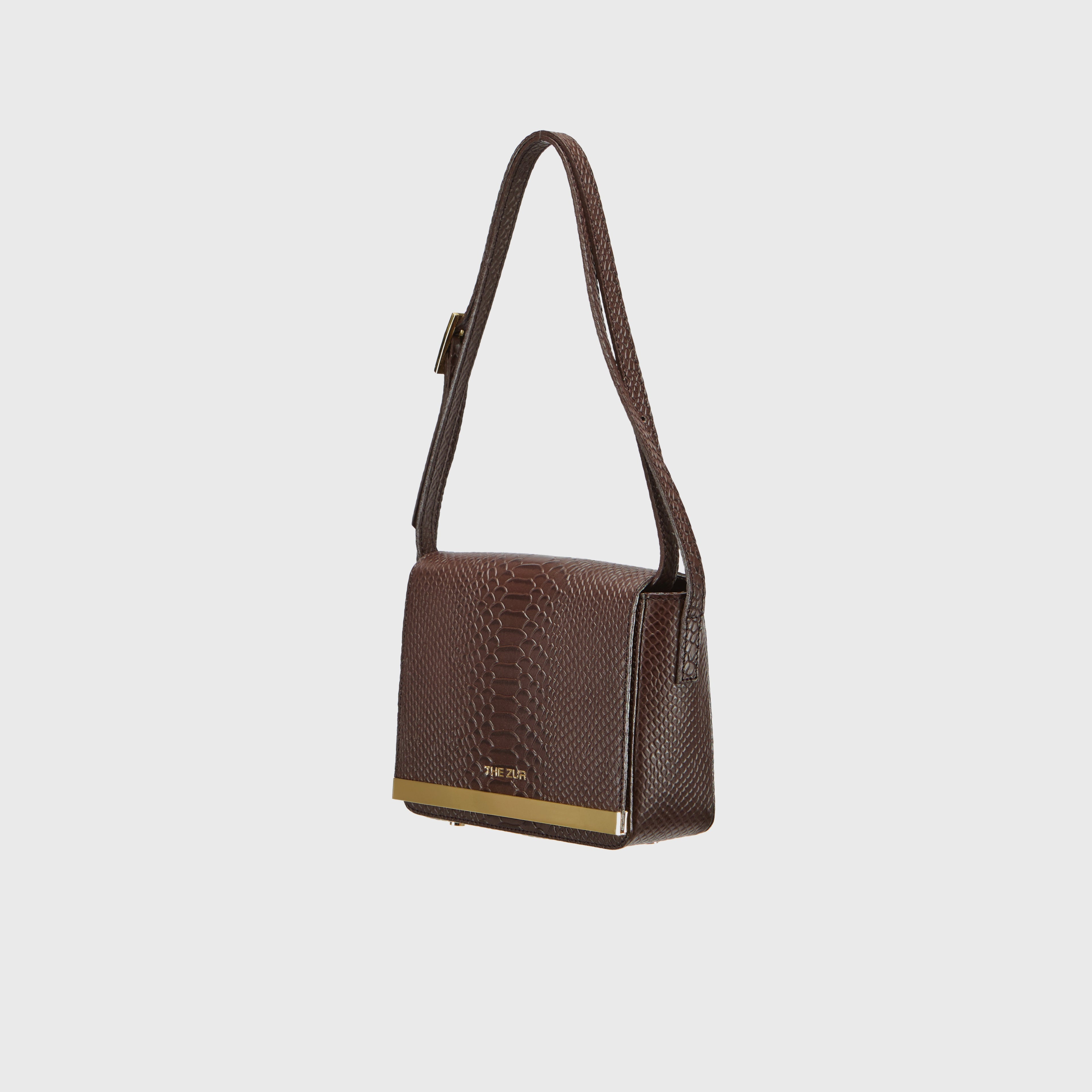 Square | Dark Brown Phyton
