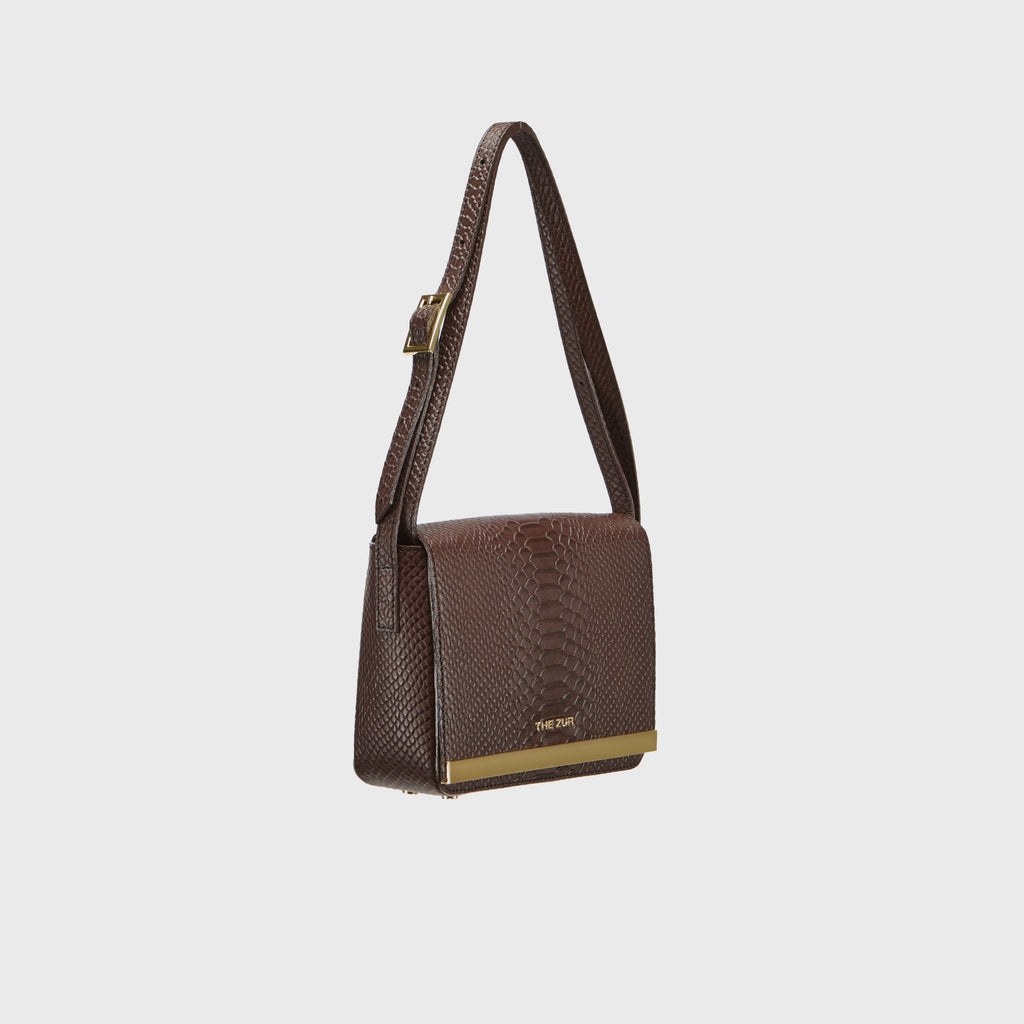Square | Dark Brown Phyton