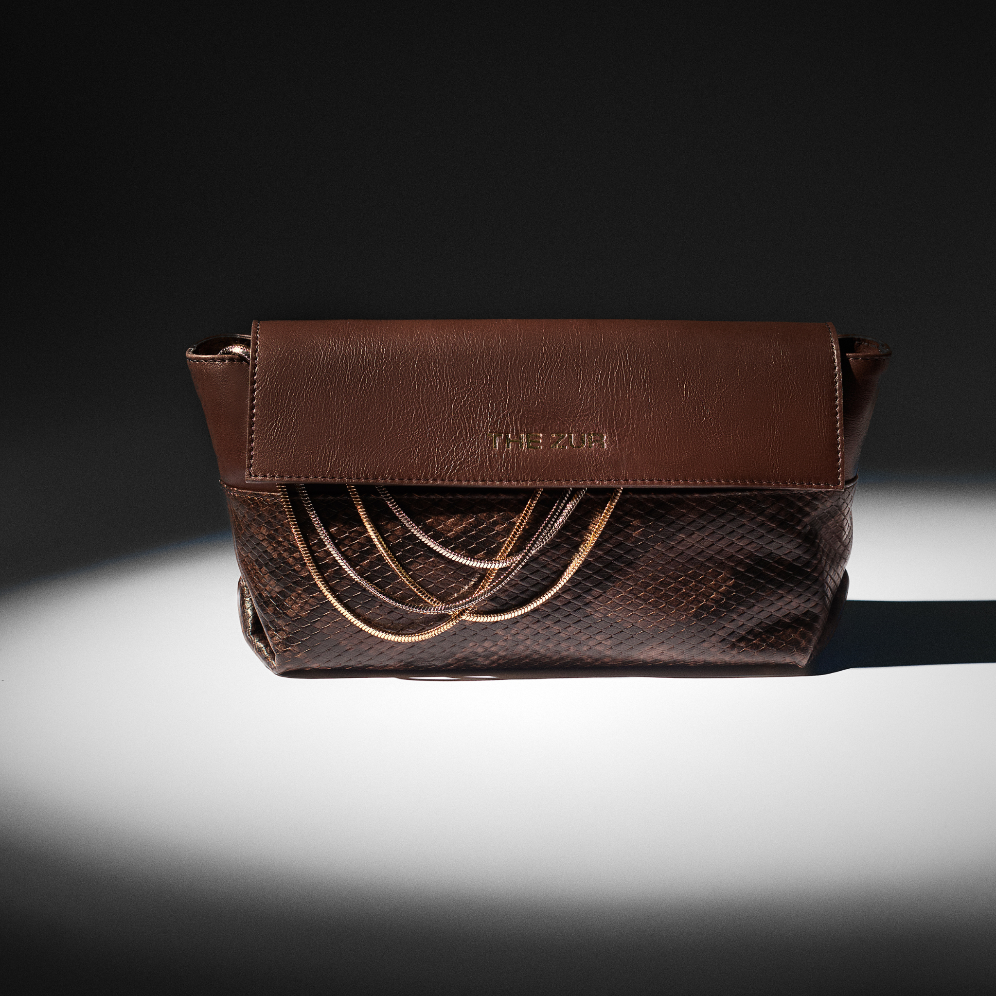 South Bag Brown Python – THE ZUR