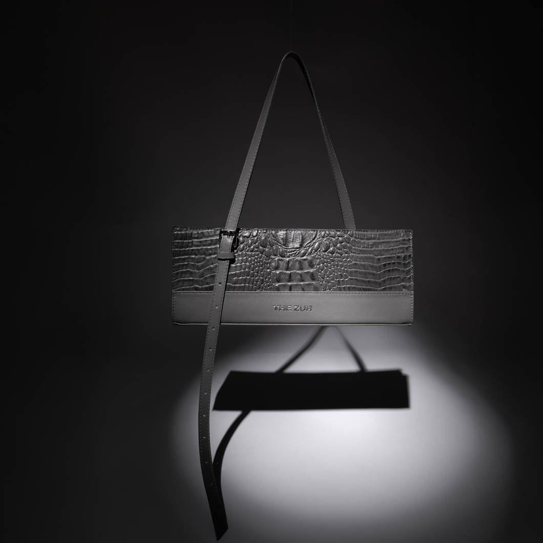 East-West Bag Colette | Grey silver