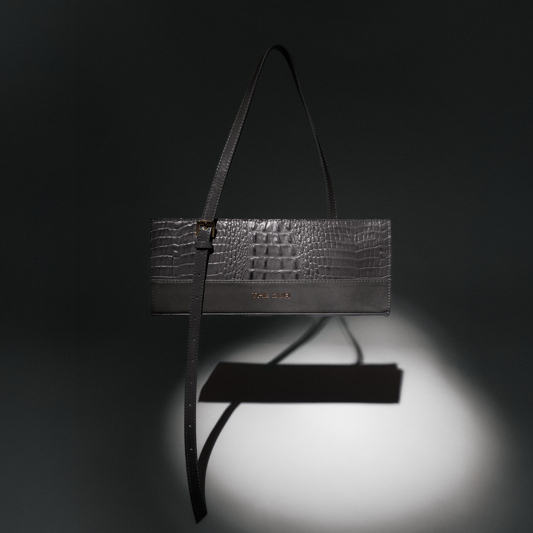 East-West Bag Eileen | Grey Gold