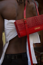 Load image into Gallery viewer, Boat Bag Red/ Gold
