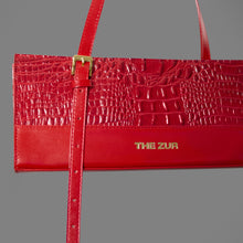 Load image into Gallery viewer, Boat Bag Red/ Gold
