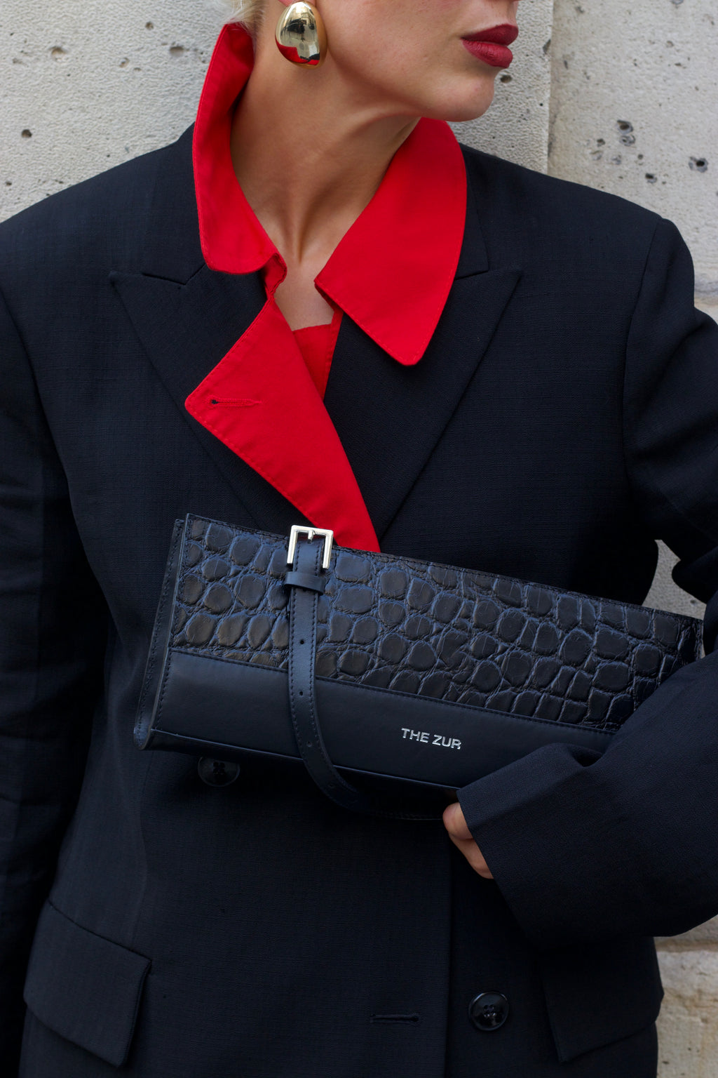 East-West Alligator | Black